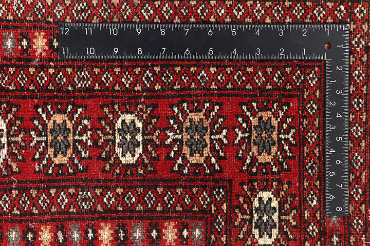 Red Bokhara 6' 7 x 9' 7 - No. 59232 - ALRUG Rug Store