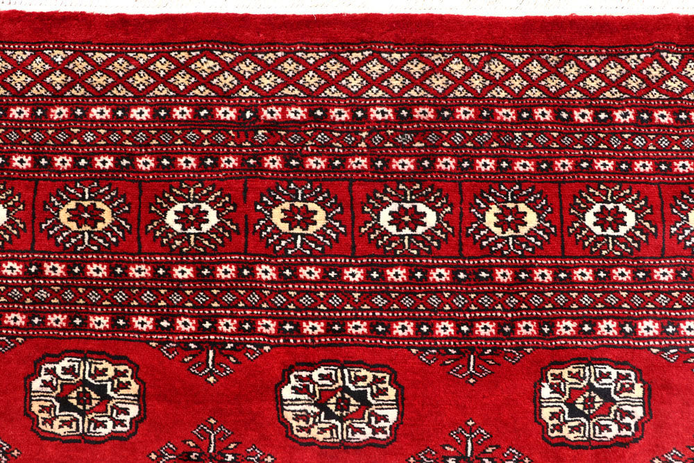 Firebrick Bokhara 6' 11 x 9' 5 - No. 59235 - ALRUG Rug Store
