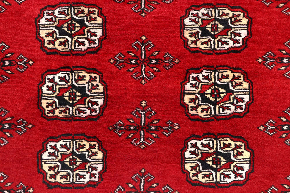 Firebrick Bokhara 6' 11 x 9' 5 - No. 59235 - ALRUG Rug Store