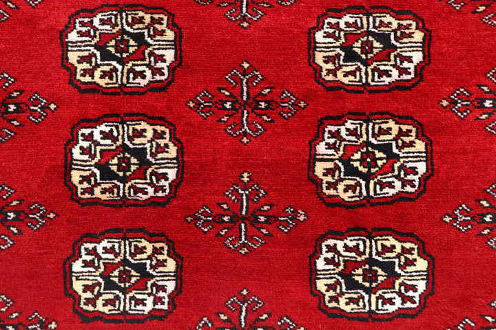 Firebrick Bokhara 6' 11 x 9' 5 - No. 59235 - ALRUG Rug Store