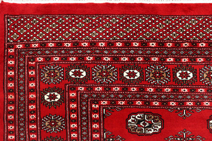 Red Bokhara 7' 1 x 10' 2 - No. 59237 - ALRUG Rug Store