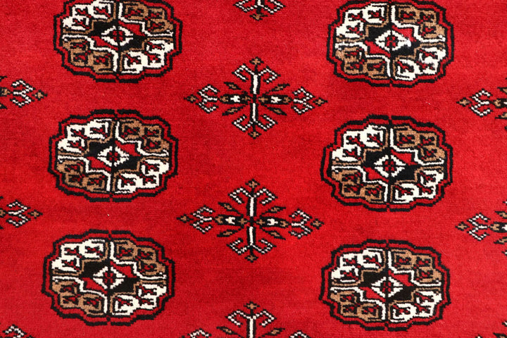Red Bokhara 7' 1 x 10' 2 - No. 59237 - ALRUG Rug Store