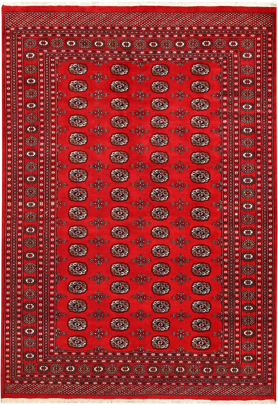 Red Bokhara 7' 1 x 10' 2 - No. 59237 - ALRUG Rug Store