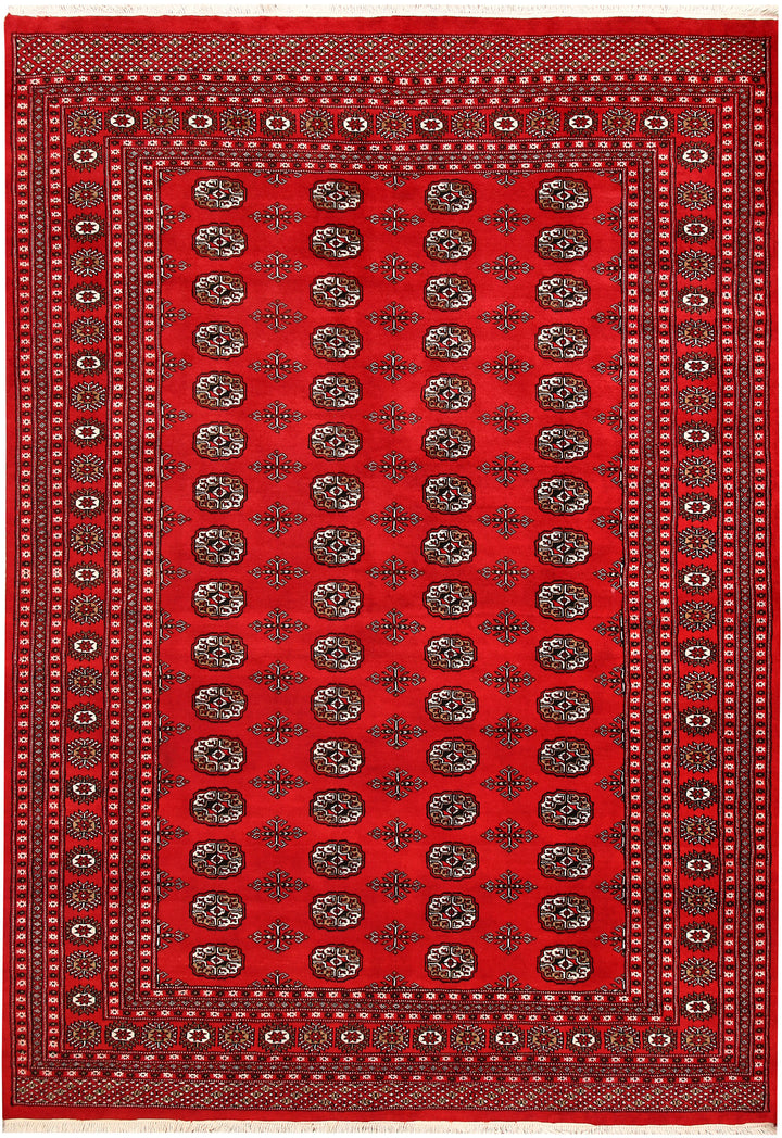 Red Bokhara 7' 1 x 10' 2 - No. 59237 - ALRUG Rug Store