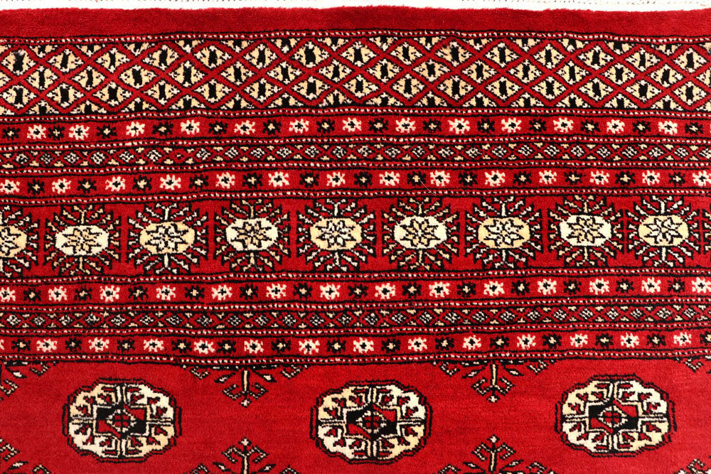 Firebrick Bokhara 6' 8 x 10' - No. 59239 - ALRUG Rug Store