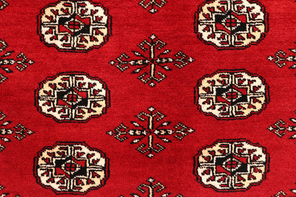 Firebrick Bokhara 6' 8 x 10' - No. 59239 - ALRUG Rug Store