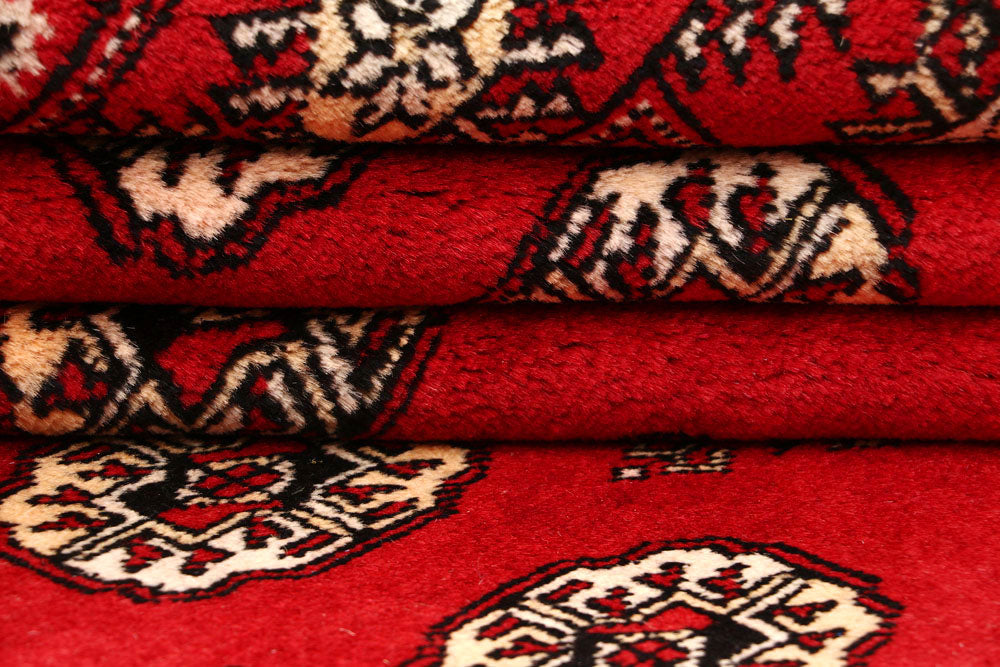 Firebrick Bokhara 6' 8 x 10' - No. 59239 - ALRUG Rug Store