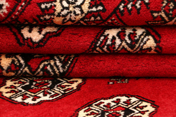 Firebrick Bokhara 6' 8 x 10' - No. 59239 - ALRUG Rug Store