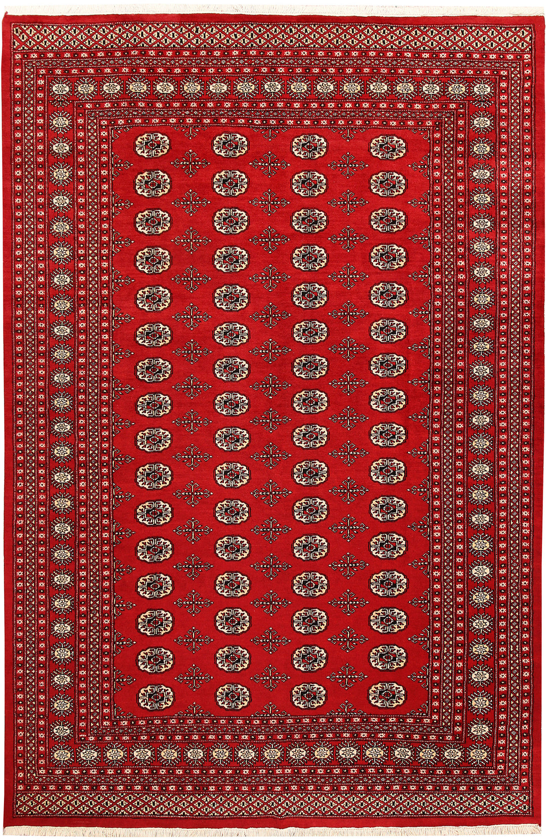 Firebrick Bokhara 6' 8 x 10' - No. 59239 - ALRUG Rug Store
