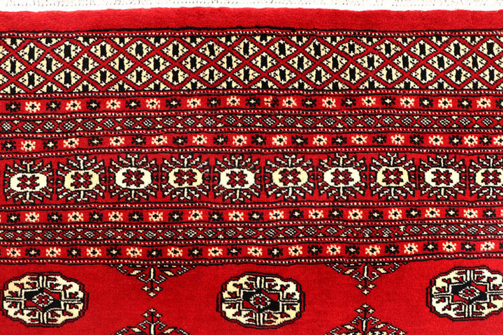 Firebrick Bokhara 7' 3 x 9' 9 - No. 59242 - ALRUG Rug Store