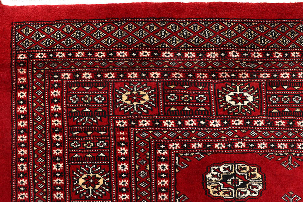 Firebrick Bokhara 6' 7 x 10' 10 - No. 59243 - ALRUG Rug Store