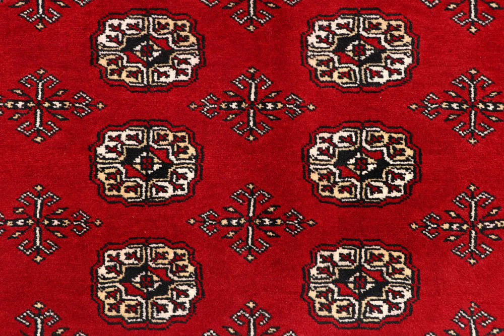 Firebrick Bokhara 6' 7 x 10' 10 - No. 59243 - ALRUG Rug Store