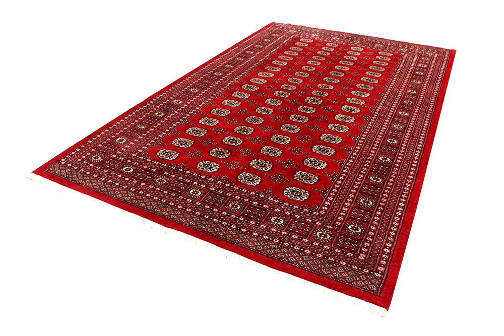 Firebrick Bokhara 6' 7 x 10' 10 - No. 59243 - ALRUG Rug Store