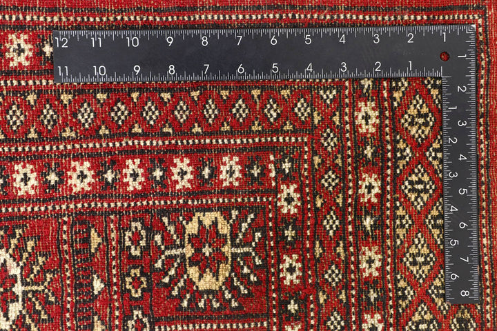 Firebrick Bokhara 6' 7 x 10' 10 - No. 59243 - ALRUG Rug Store
