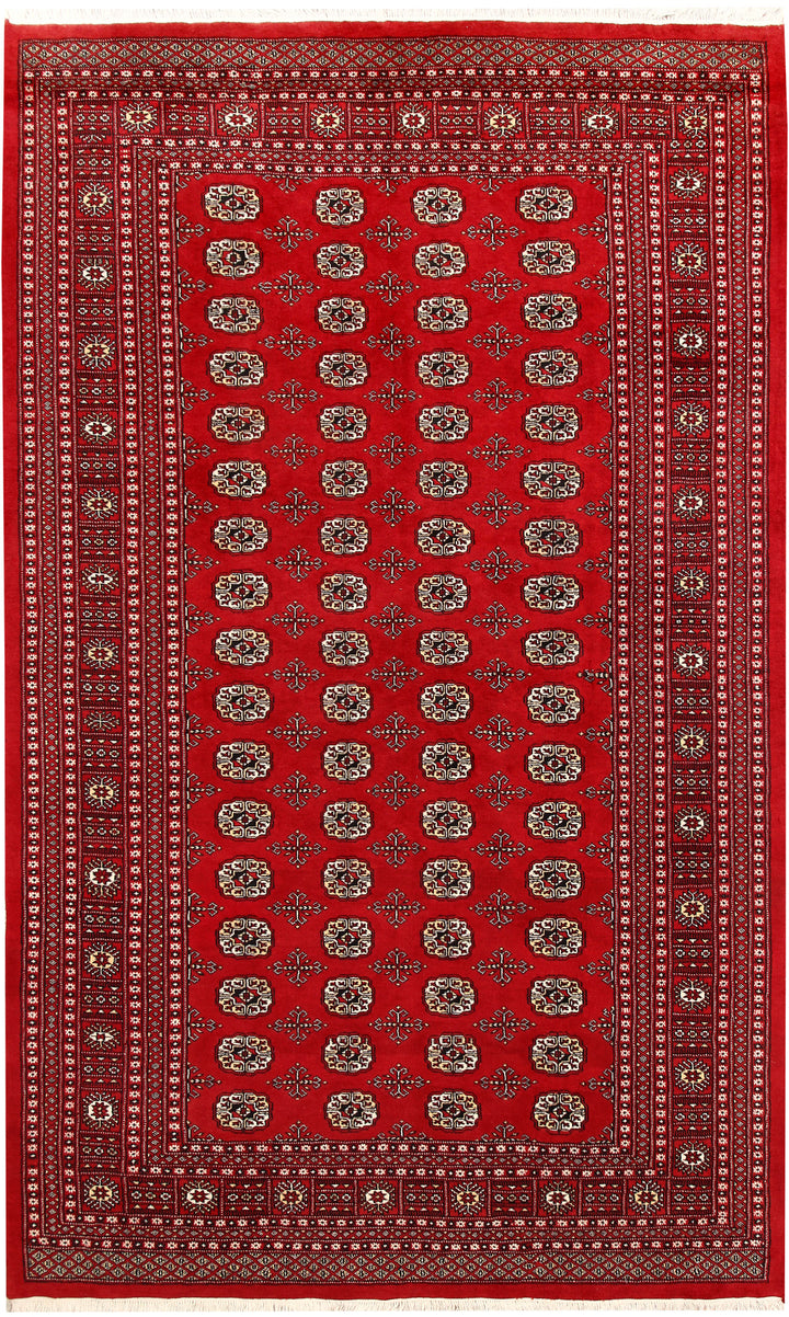 Firebrick Bokhara 6' 7 x 10' 10 - No. 59243 - ALRUG Rug Store