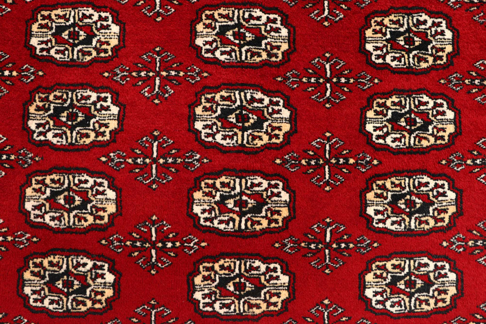 Firebrick Bokhara 6' 7 x 10' - No. 59244 - ALRUG Rug Store