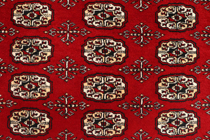 Firebrick Bokhara 6' 7 x 10' - No. 59244 - ALRUG Rug Store