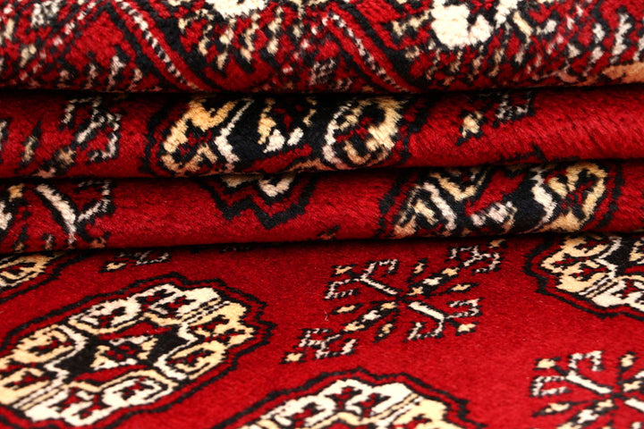 Firebrick Bokhara 6' 7 x 10' - No. 59244 - ALRUG Rug Store
