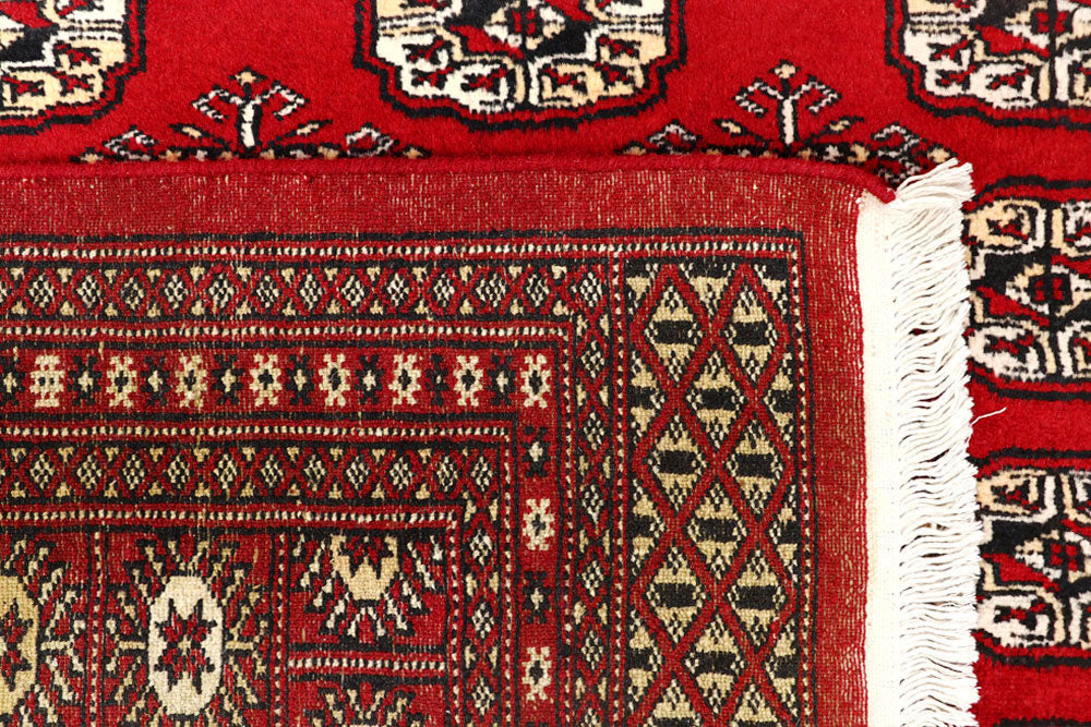 Firebrick Bokhara 6' 7 x 10' - No. 59244 - ALRUG Rug Store