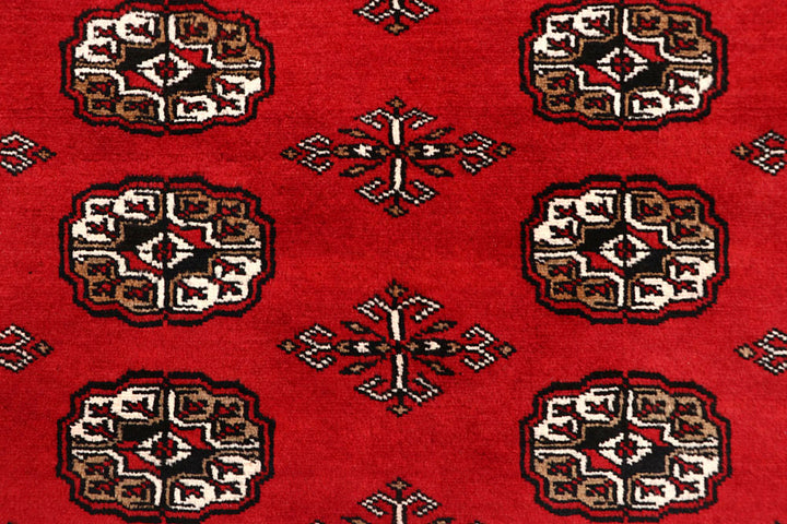 Firebrick Bokhara 7' x 9' 9 - No. 59246 - ALRUG Rug Store