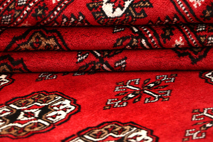 Firebrick Bokhara 7' x 9' 9 - No. 59246 - ALRUG Rug Store