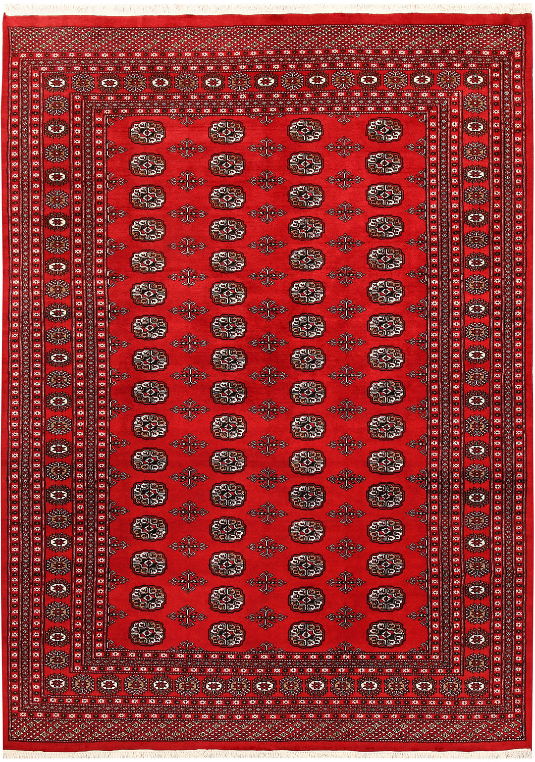 Firebrick Bokhara 7' x 9' 9 - No. 59246 - ALRUG Rug Store