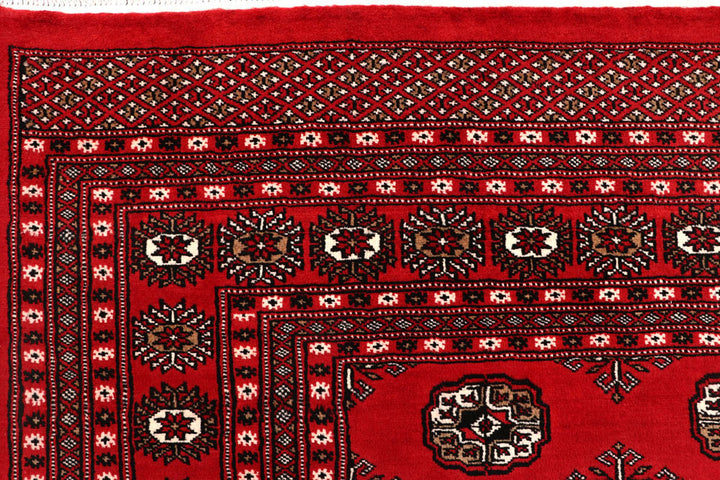Firebrick Bokhara 7' 2 x 9' 10 - No. 59247 - ALRUG Rug Store