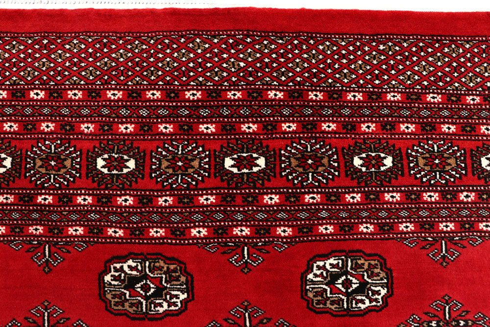Firebrick Bokhara 7' 2 x 9' 10 - No. 59247 - ALRUG Rug Store