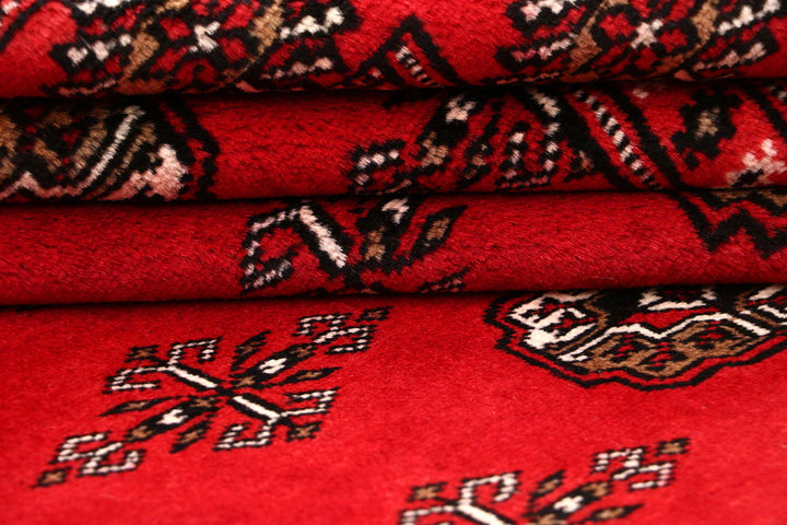 Firebrick Bokhara 7' 2 x 9' 10 - No. 59247 - ALRUG Rug Store