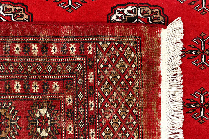 Firebrick Bokhara 7' 2 x 9' 10 - No. 59247 - ALRUG Rug Store
