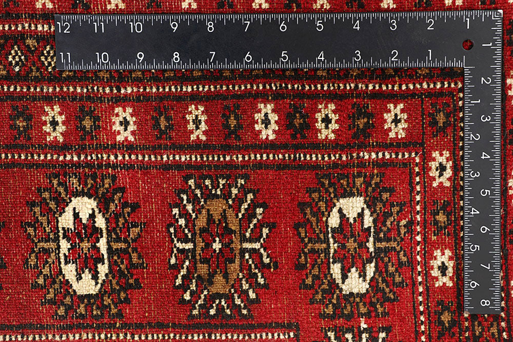 Firebrick Bokhara 7' 2 x 9' 10 - No. 59247 - ALRUG Rug Store