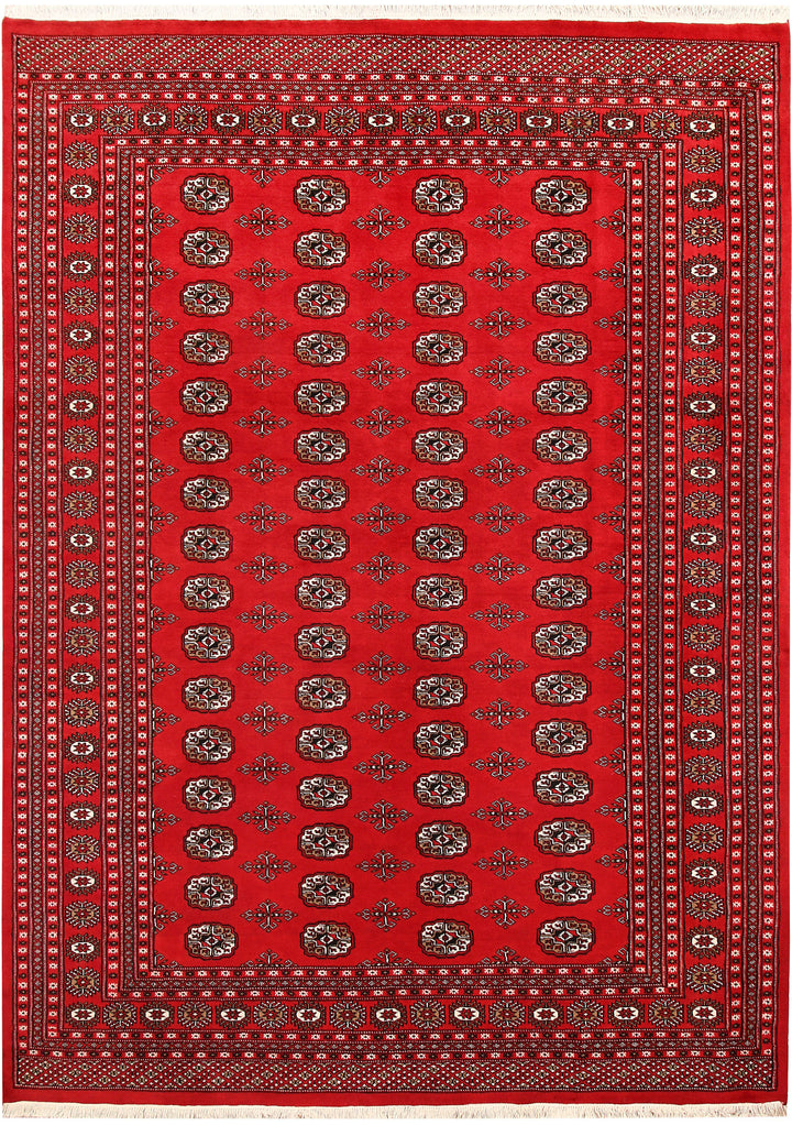 Firebrick Bokhara 7' 2 x 9' 10 - No. 59247 - ALRUG Rug Store