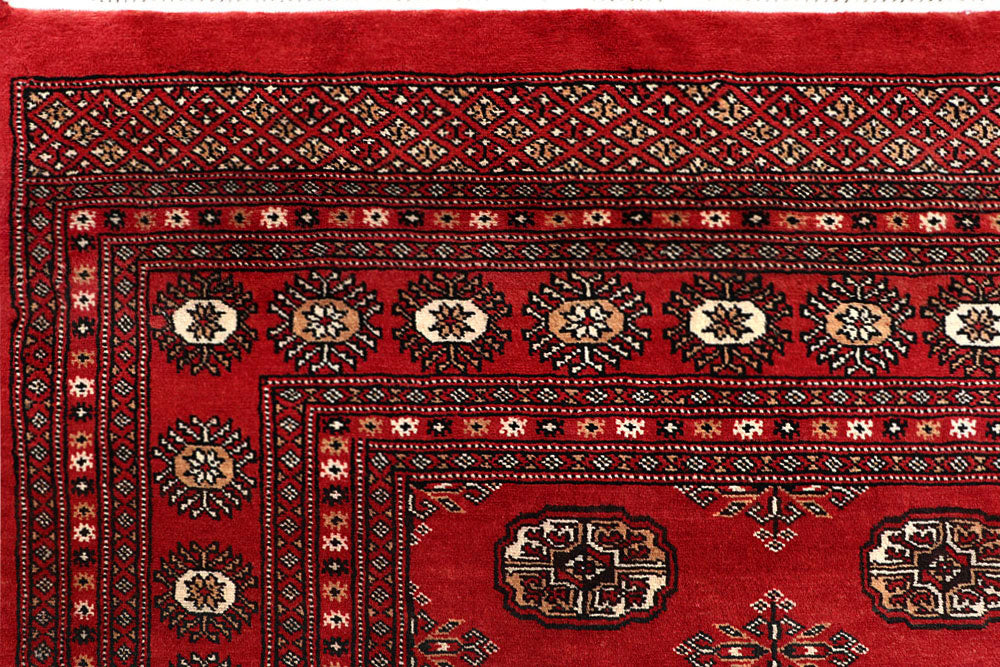 Firebrick Bokhara 6' 7 x 10' 8 - No. 59249 - ALRUG Rug Store