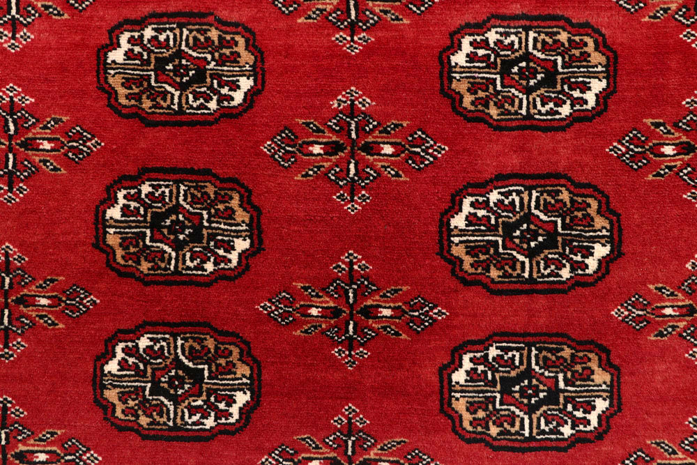 Firebrick Bokhara 6' 7 x 10' 8 - No. 59249 - ALRUG Rug Store