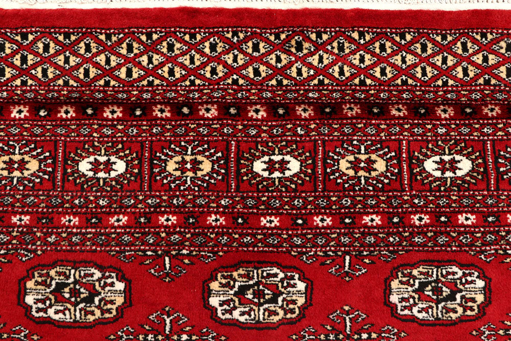 Firebrick Bokhara 6' 8 x 9' 10 - No. 59251 - ALRUG Rug Store