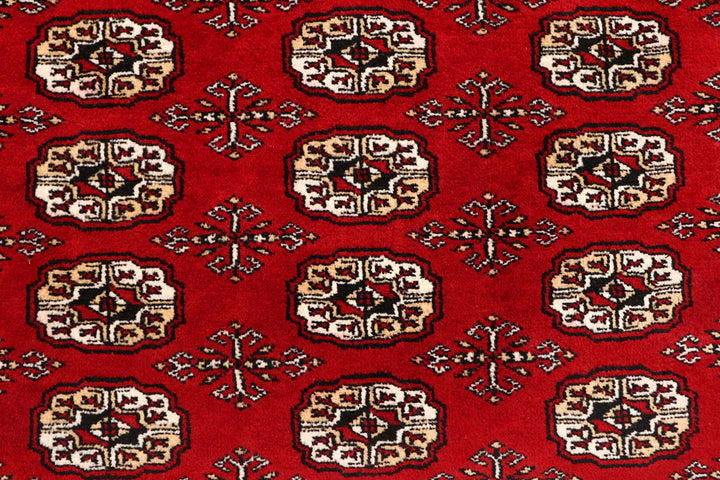 Firebrick Bokhara 6' 8 x 9' 10 - No. 59251 - ALRUG Rug Store