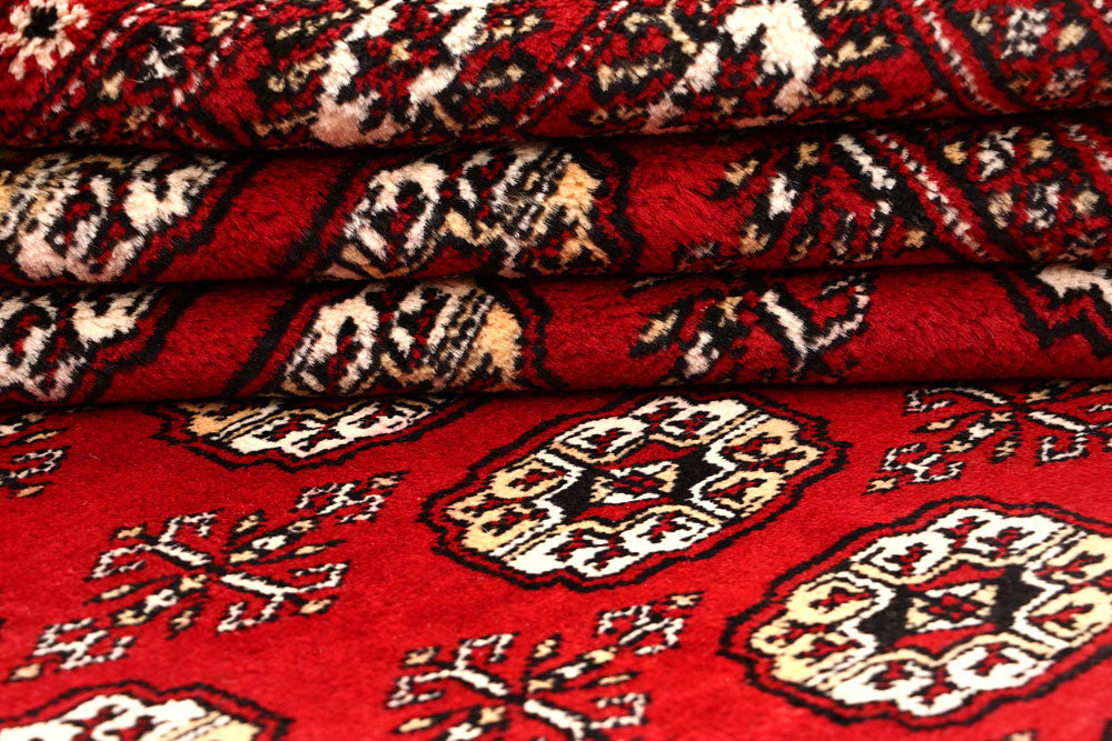 Firebrick Bokhara 6' 8 x 9' 10 - No. 59251 - ALRUG Rug Store