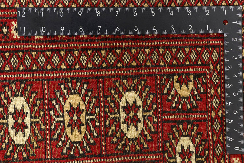 Firebrick Bokhara 6' 8 x 9' 10 - No. 59251 - ALRUG Rug Store