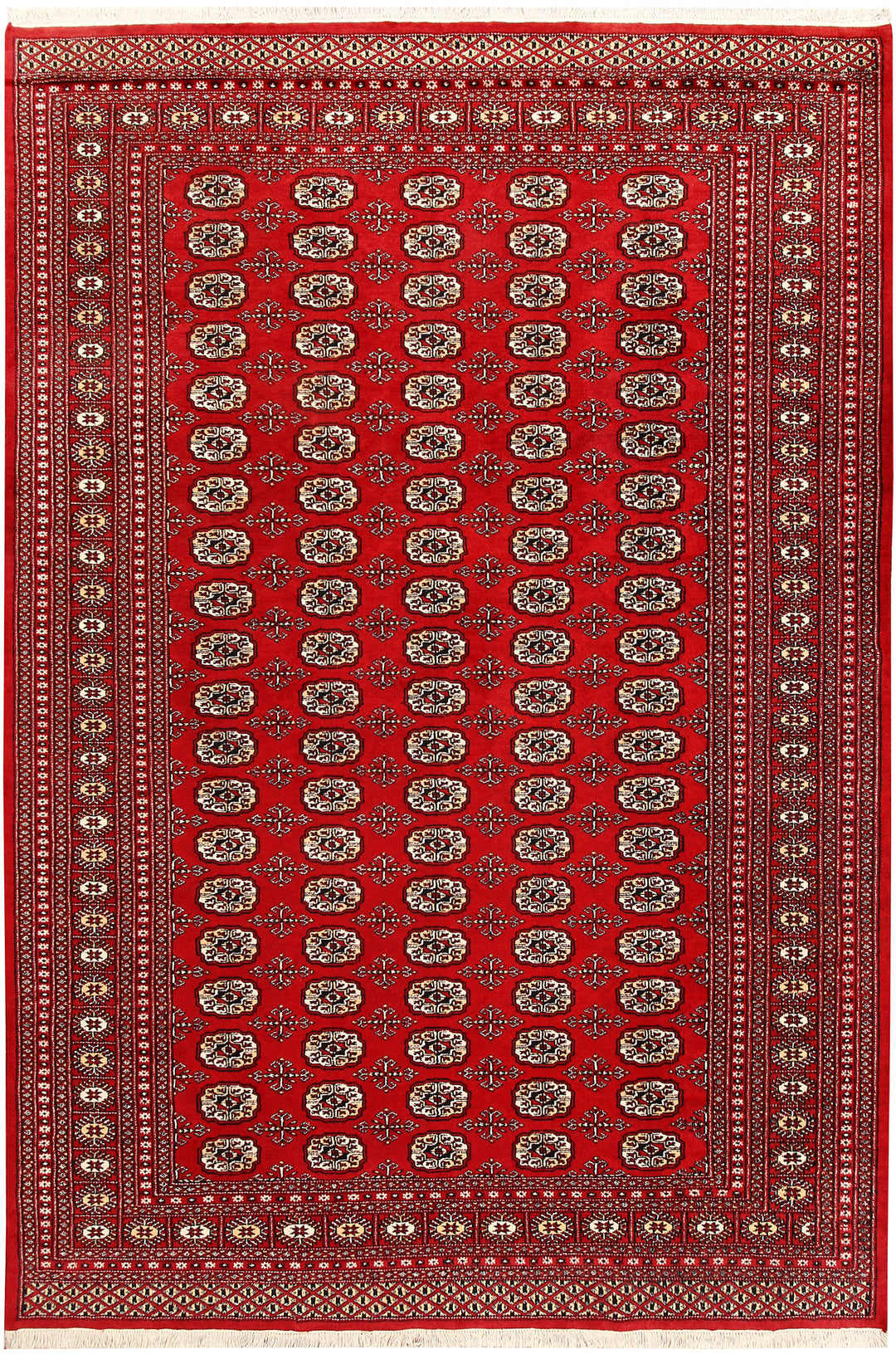 Firebrick Bokhara 6' 8 x 9' 10 - No. 59251 - ALRUG Rug Store