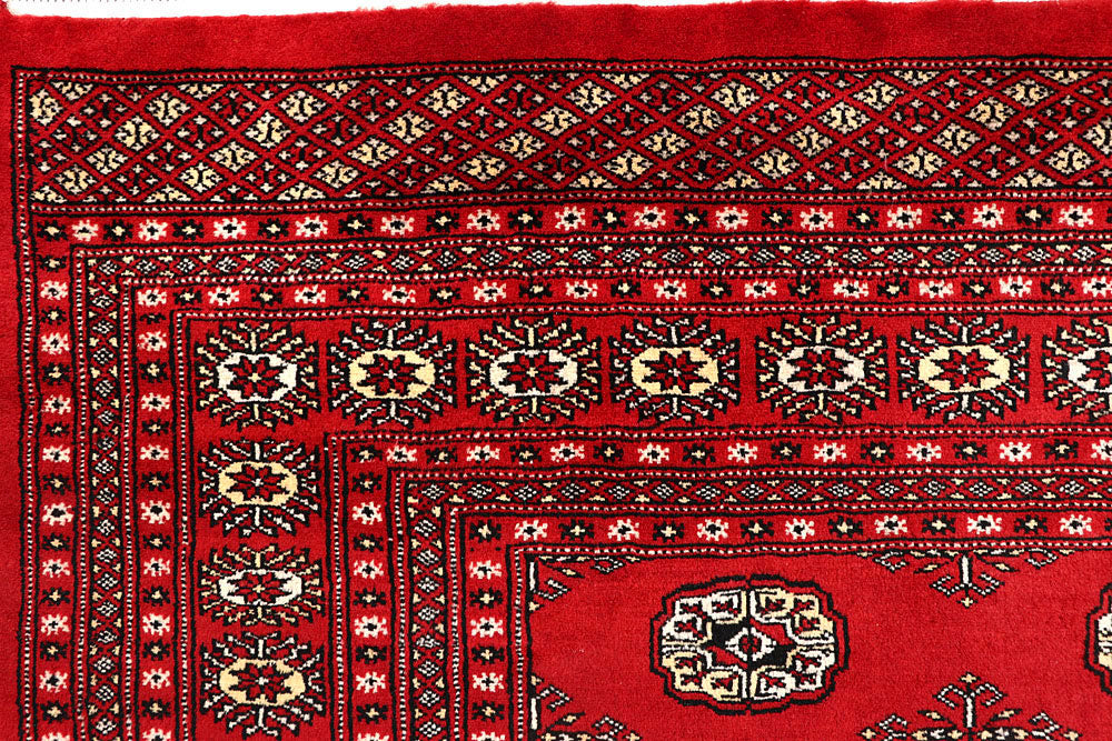 Firebrick Bokhara 7' 1 x 10' 7 - No. 59252 - ALRUG Rug Store