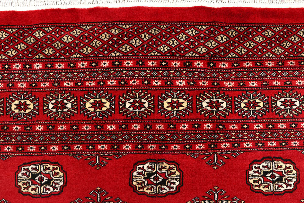 Firebrick Bokhara 7' 1 x 10' 7 - No. 59252 - ALRUG Rug Store