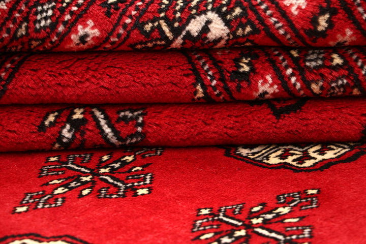 Firebrick Bokhara 7' 1 x 10' 7 - No. 59252 - ALRUG Rug Store