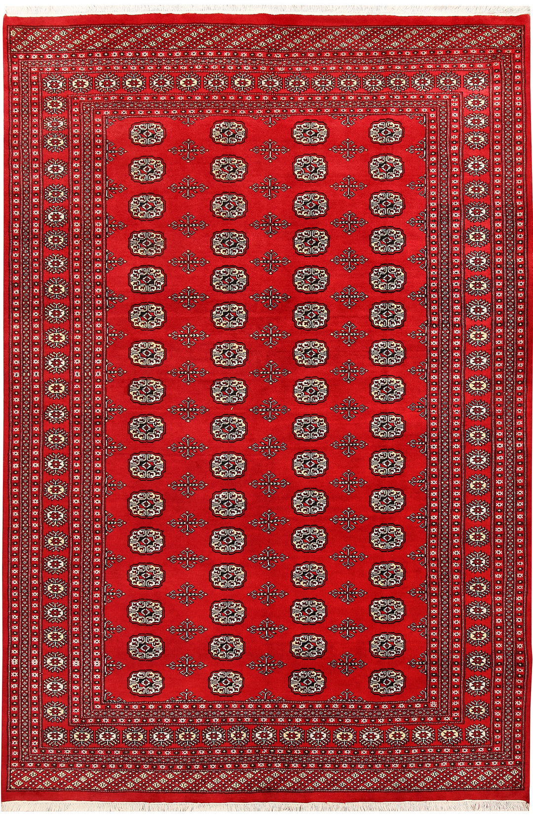 Firebrick Bokhara 7' 1 x 10' 7 - No. 59252 - ALRUG Rug Store