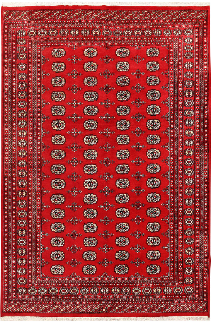 Firebrick Bokhara 7' 1 x 10' 7 - No. 59252 - ALRUG Rug Store