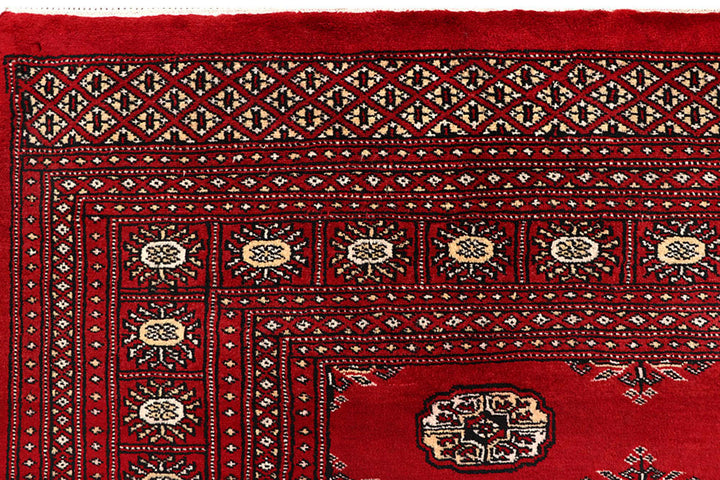 Firebrick Bokhara 6' 7 x 9' 1 - No. 59254 - ALRUG Rug Store