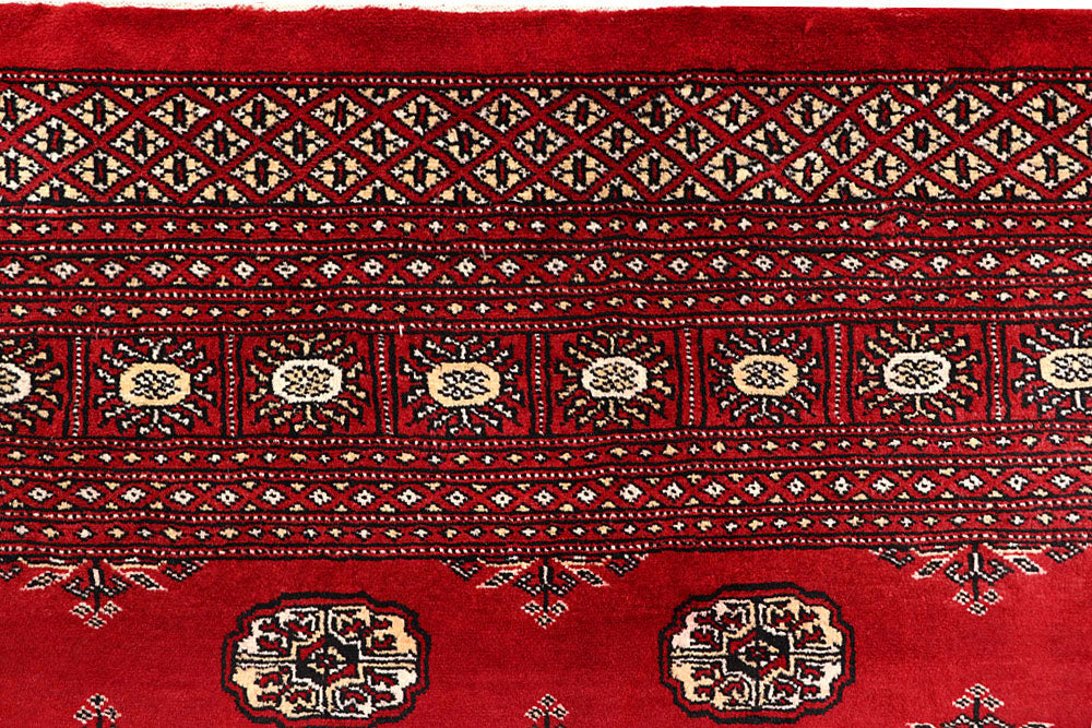 Firebrick Bokhara 6' 7 x 9' 1 - No. 59254 - ALRUG Rug Store