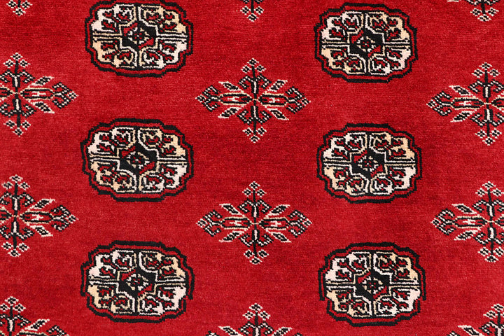 Firebrick Bokhara 6' 7 x 9' 1 - No. 59254 - ALRUG Rug Store