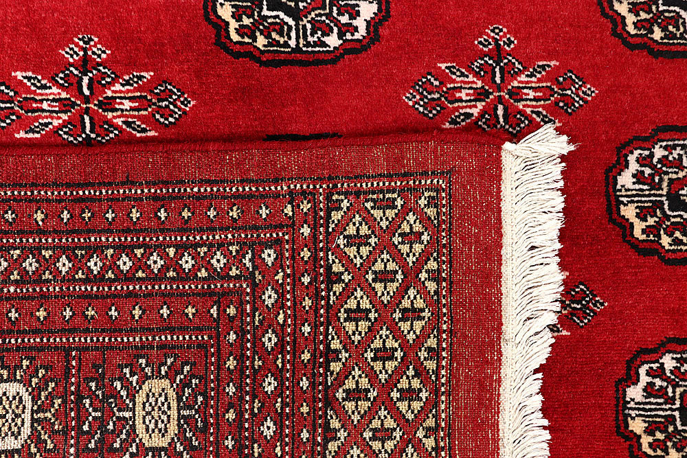 Firebrick Bokhara 6' 7 x 9' 1 - No. 59254 - ALRUG Rug Store