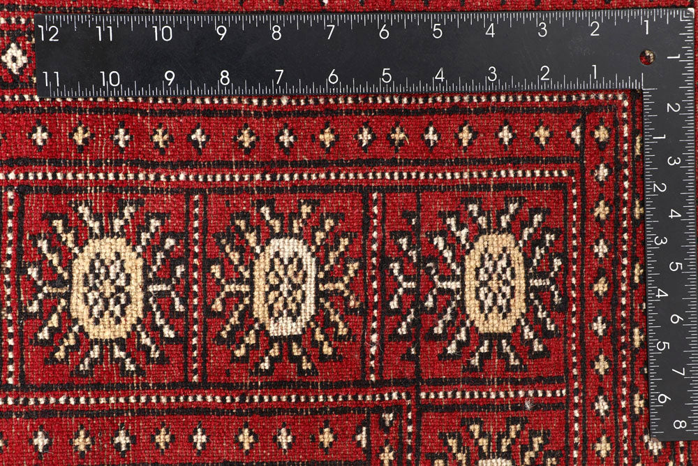 Firebrick Bokhara 6' 7 x 9' 1 - No. 59254 - ALRUG Rug Store