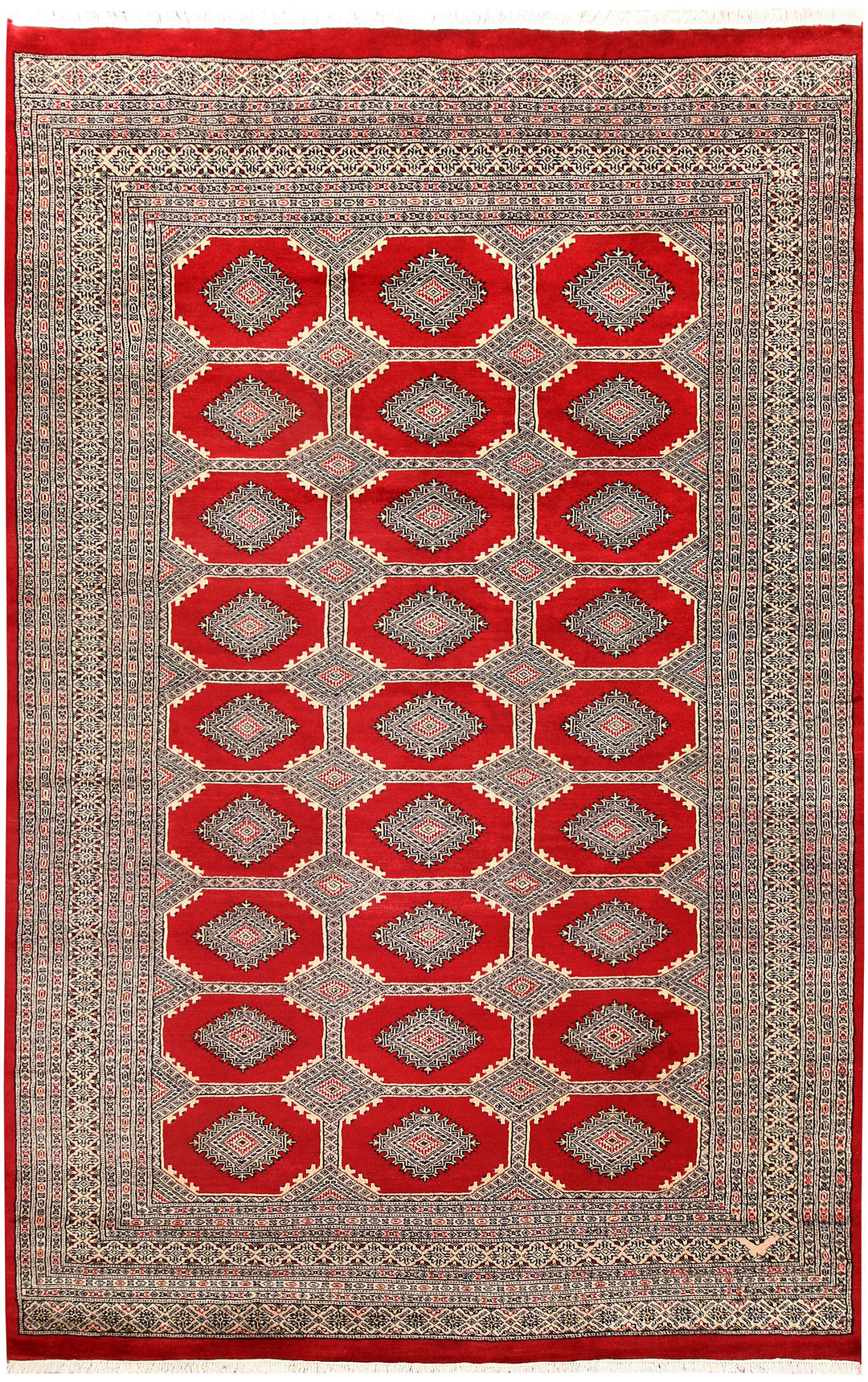 Firebrick Jaldar 6' 7 x 10' 2 - No. 59267 - ALRUG Rug Store